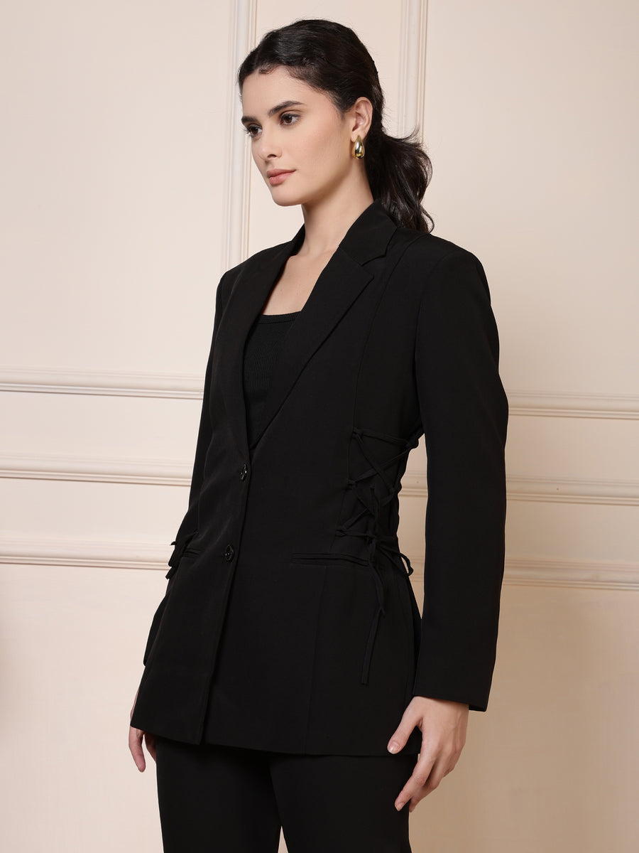 Black Power Coat for women