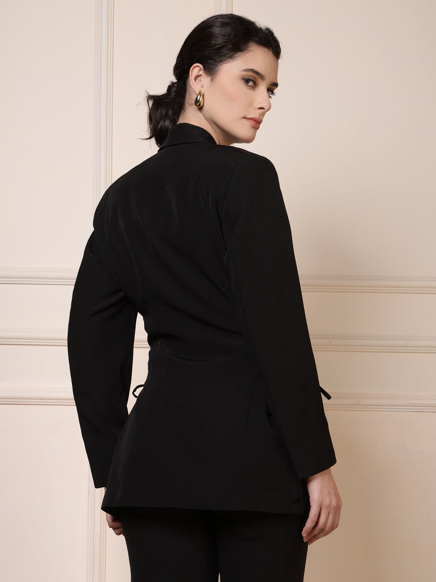 Black Power Coat for women