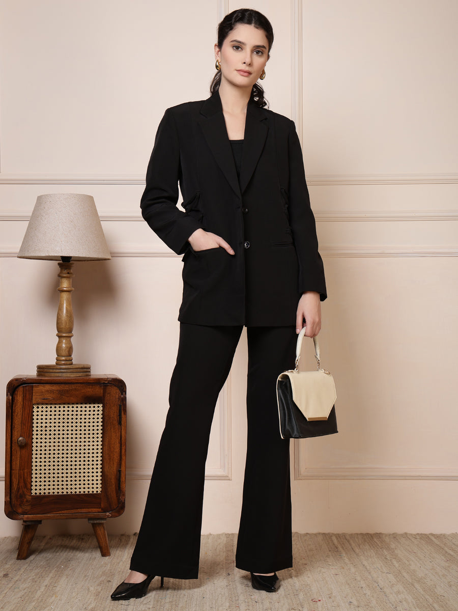 Black Power Coat for women