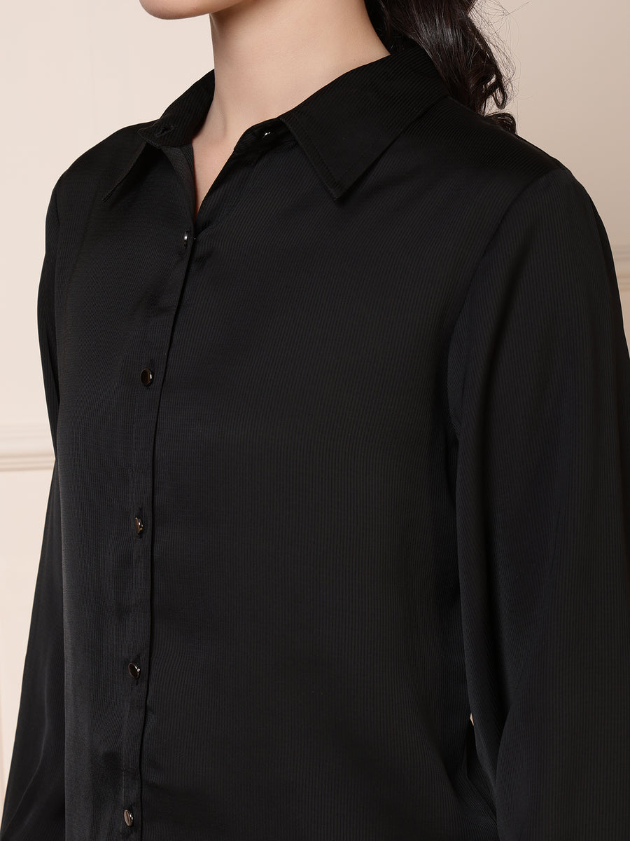 Women Black Formal Top
