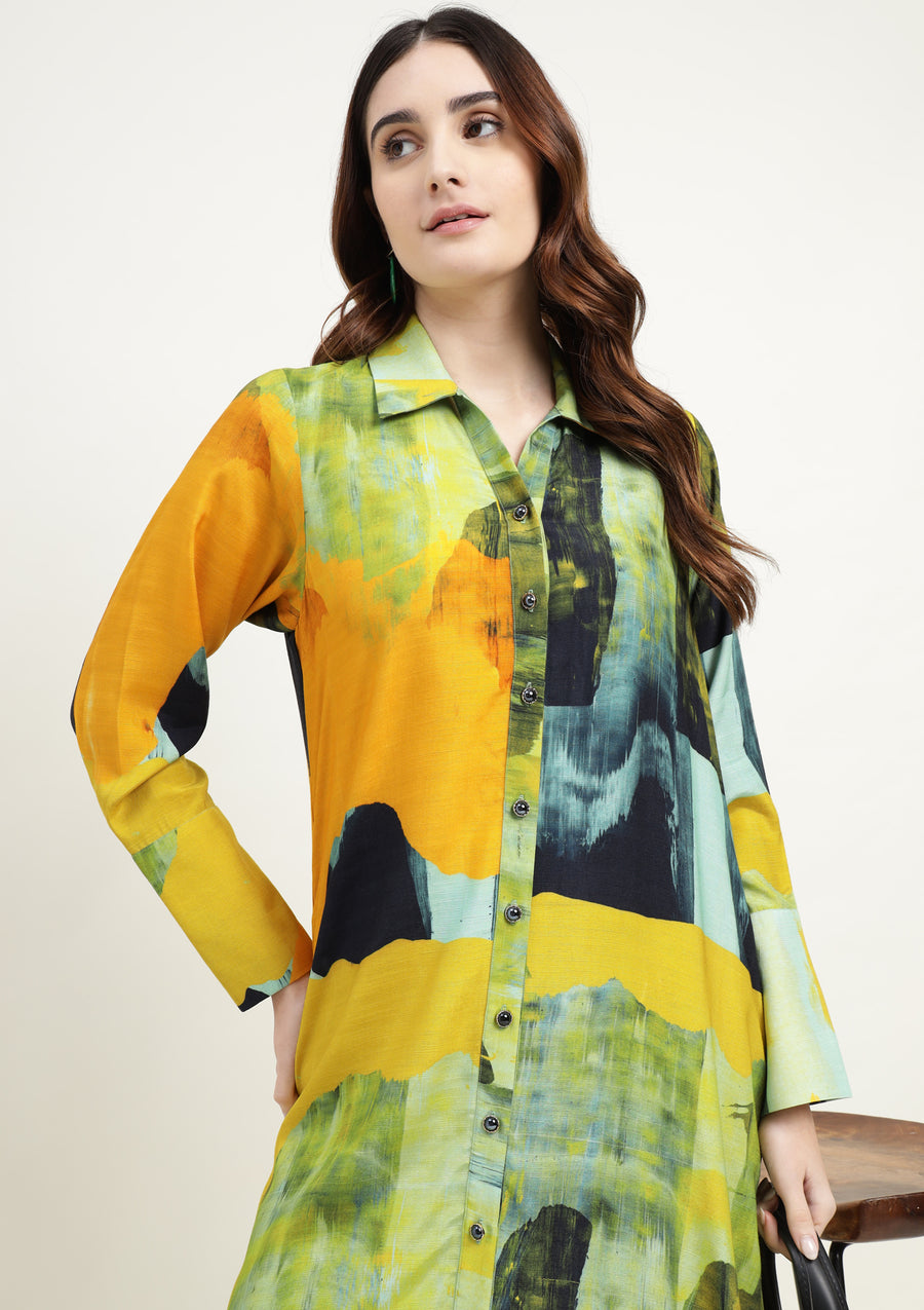 Ankle-Length Dress