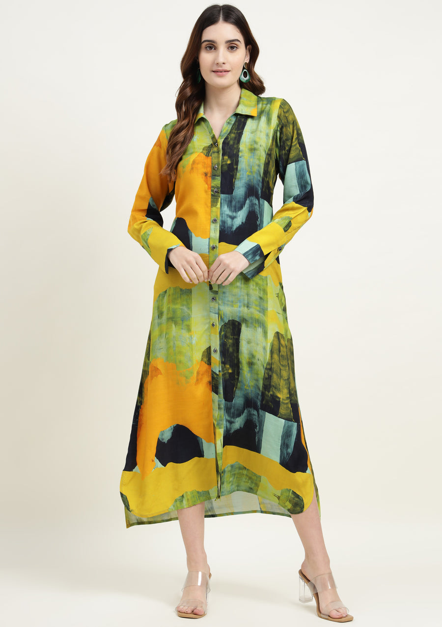 Ankle-Length Dress