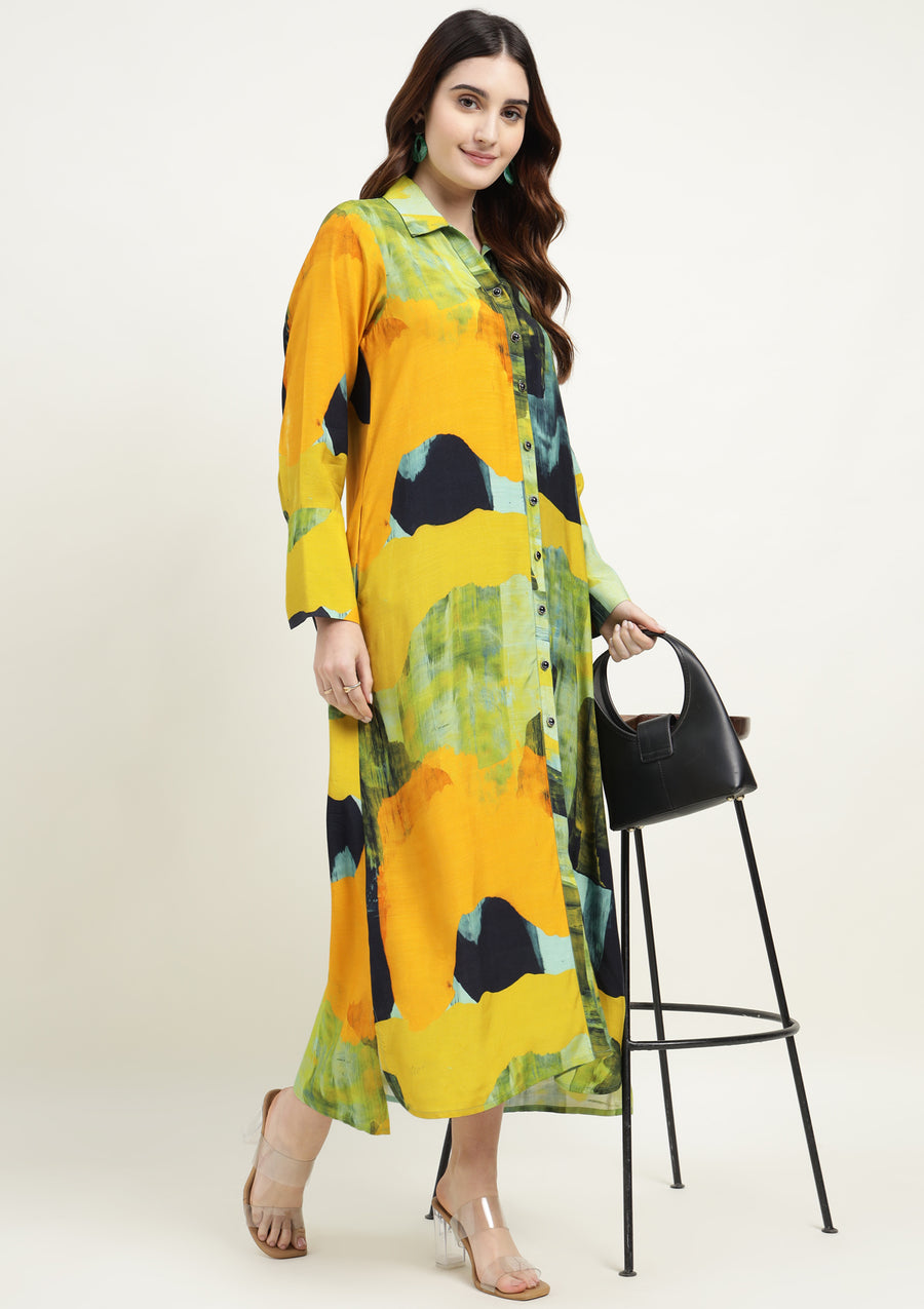 Ankle-Length Dress