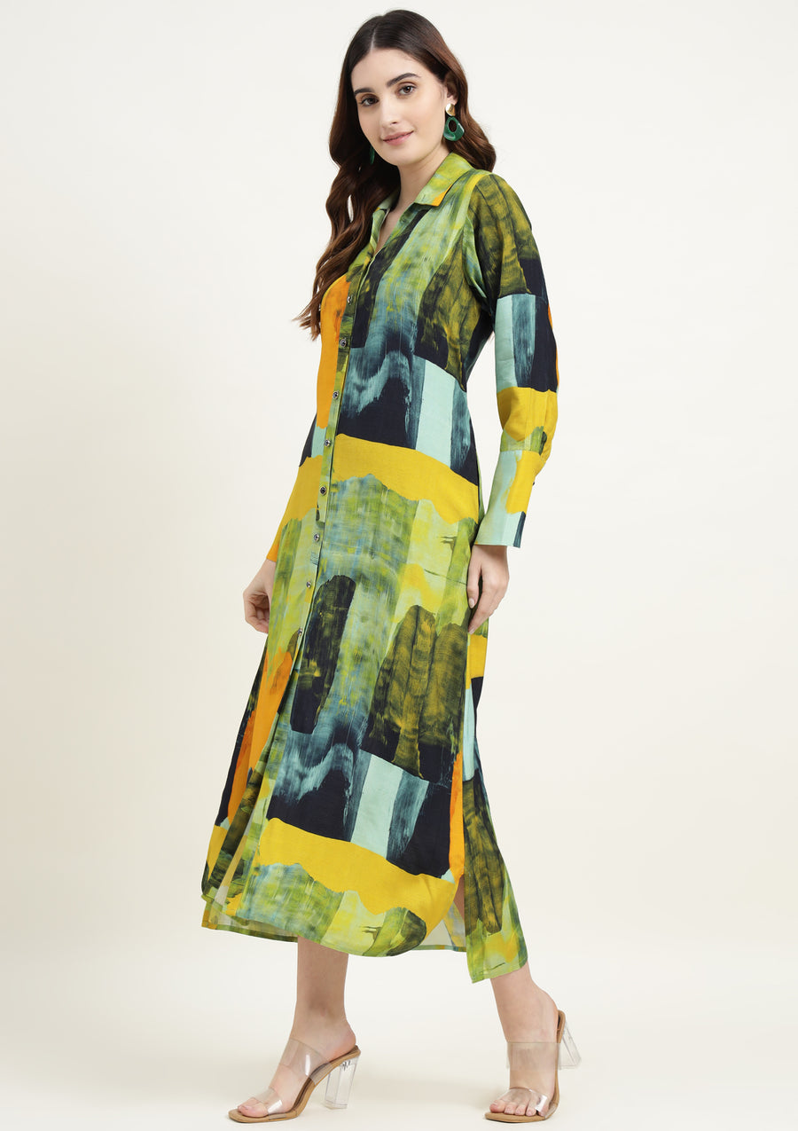 Ankle-Length Dress