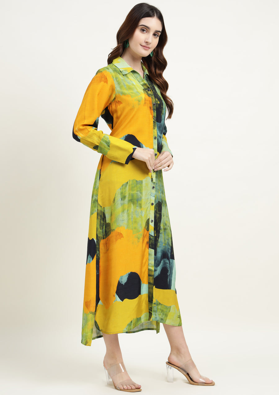 Ankle-Length Dress