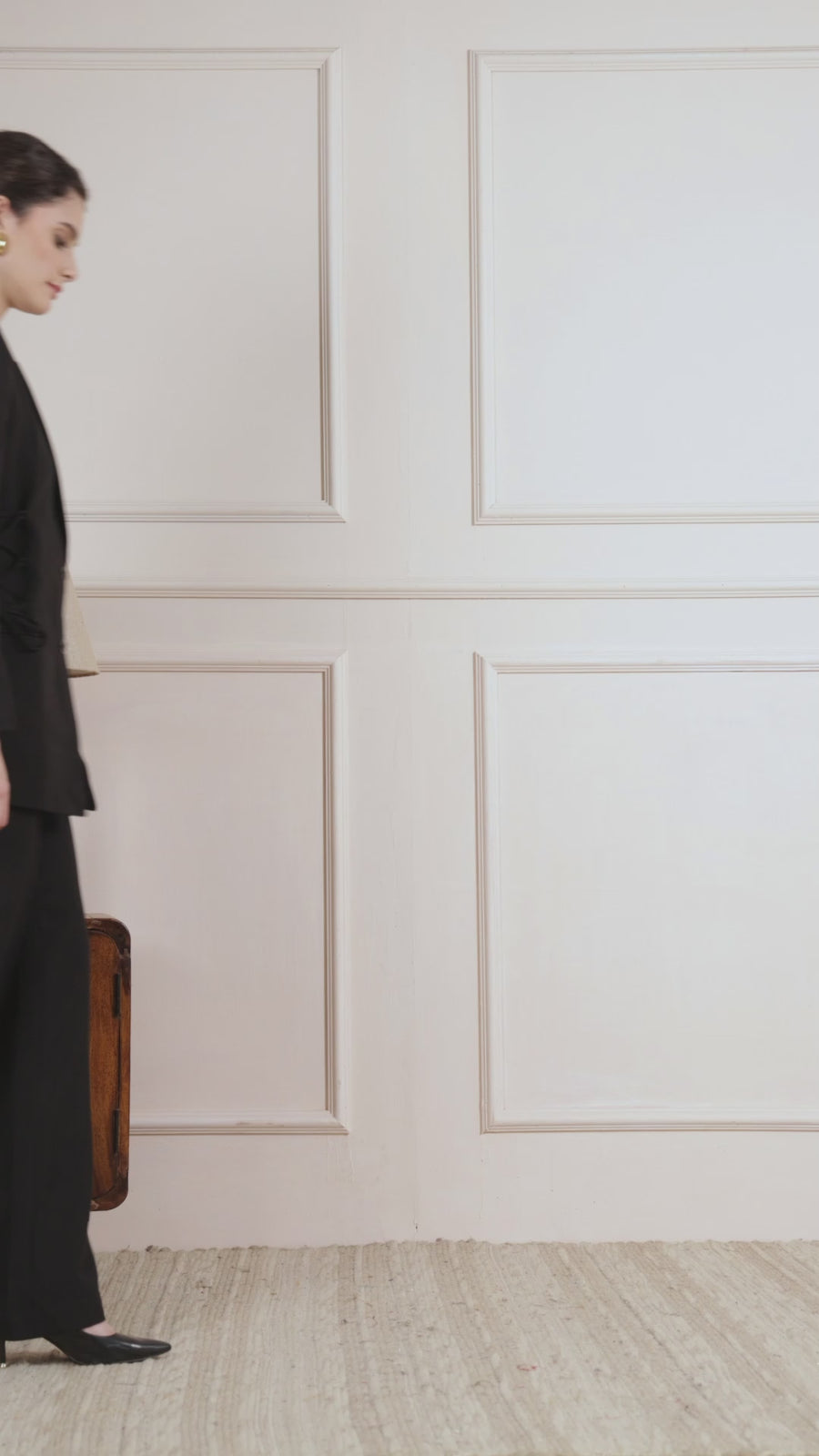 Black Power Coat for women