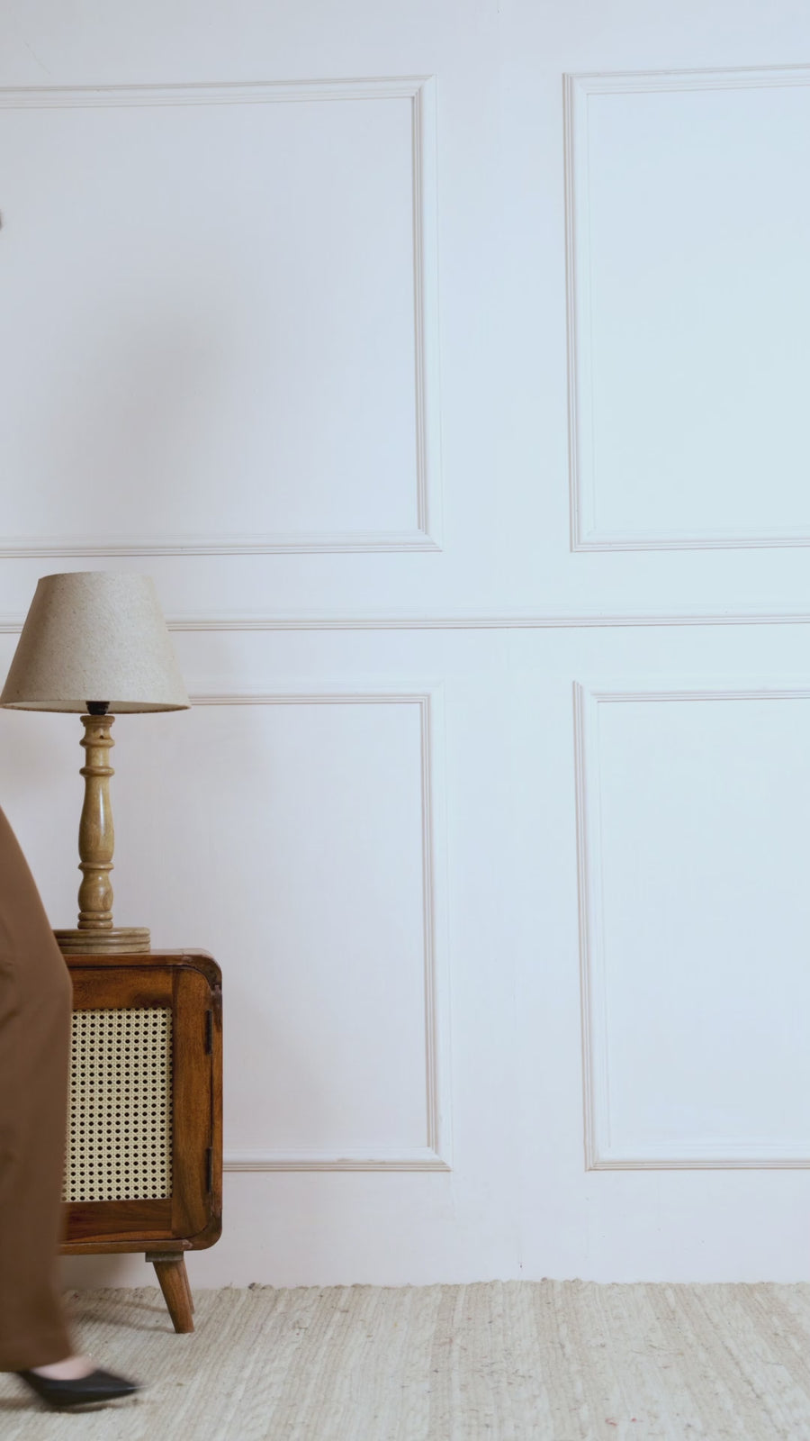 Brown Single-Breasted Formal Coat for Women