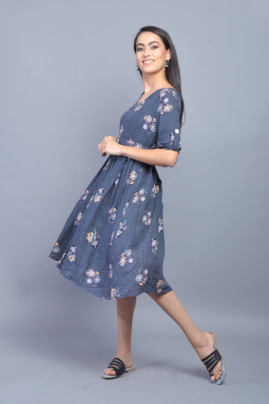 Navy Blue Dress